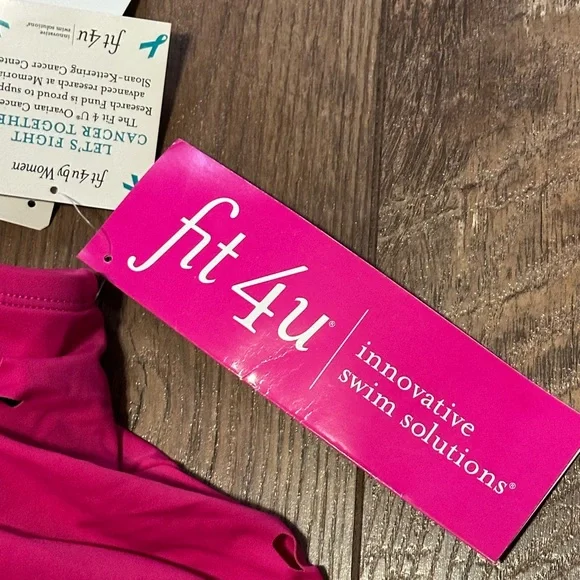 NWT Women’s Fit 4 U Two Piece Swim Suit 24W - Picture 2 of 9